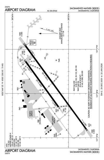 SACRAMENTO MATHER - Airport Diagram