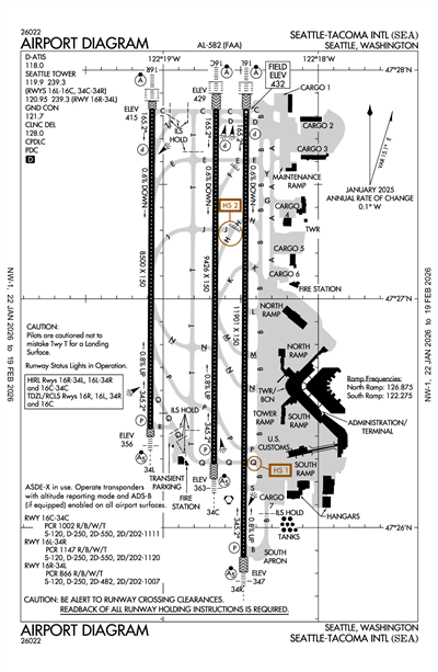 SEATTLE-TACOMA INTL - Airport Diagram
