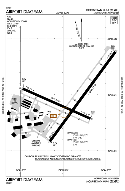 MORRISTOWN MUNI - Airport Diagram