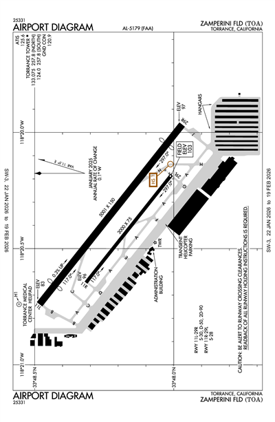 ZAMPERINI FLD - Airport Diagram