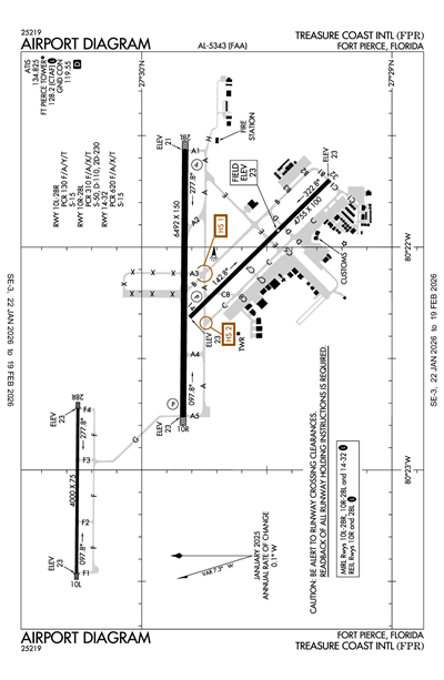 TREASURE COAST INTL - Airport Diagram