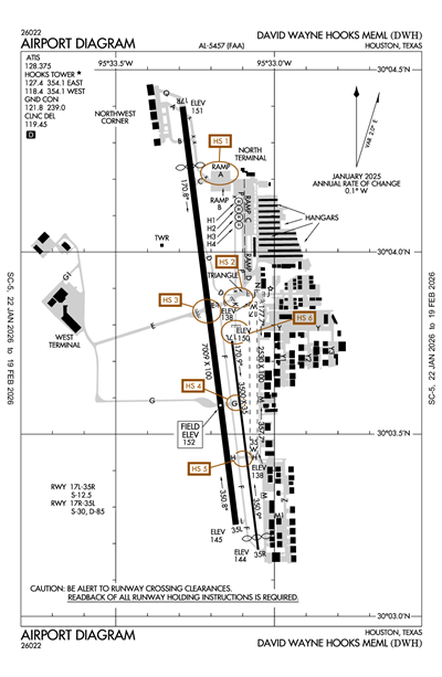 DAVID WAYNE HOOKS MEML - Airport Diagram