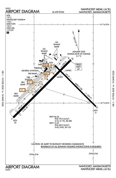 NANTUCKET MEML - Airport Diagram