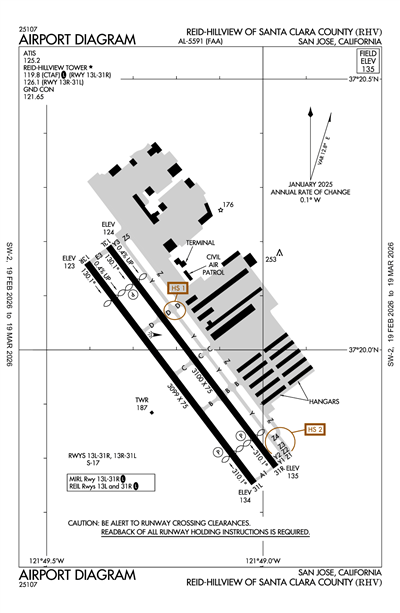 REID-HILLVIEW OF SANTA CLARA COUNTY - Airport Diagram