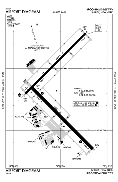 BROOKHAVEN - Airport Diagram