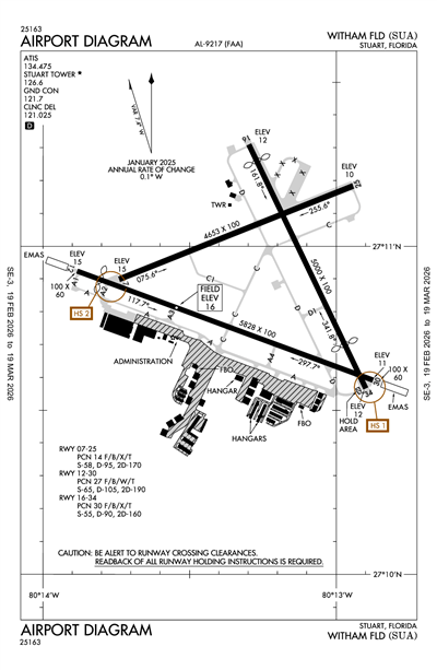 WITHAM FLD - Airport Diagram