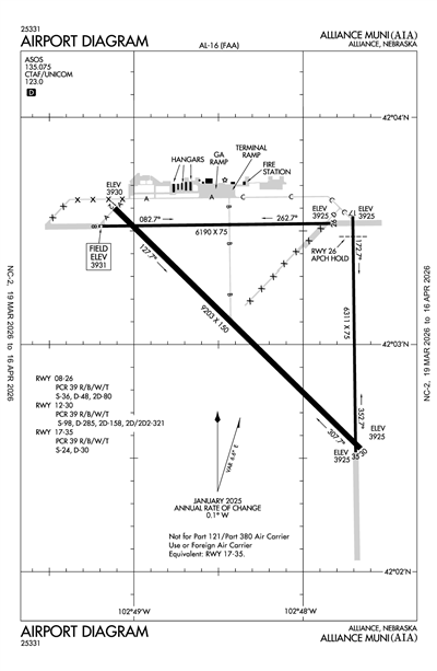 ALLIANCE MUNI - Airport Diagram