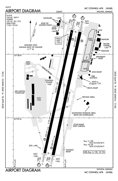 MC CONNELL AFB - Airport Diagram