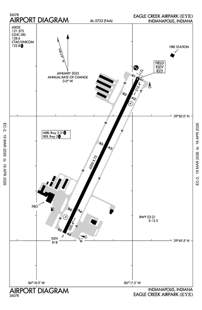 EAGLE CREEK AIRPARK - Airport Diagram