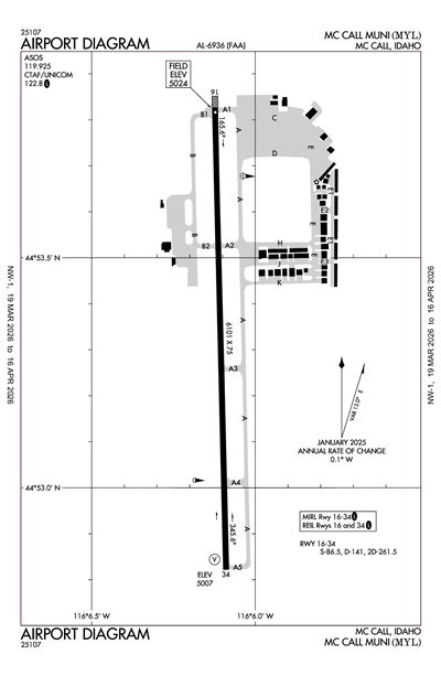 MC CALL MUNI - Airport Diagram