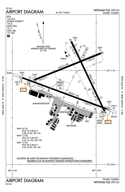 WITHAM FLD - Airport Diagram