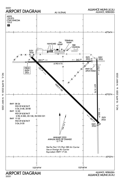 ALLIANCE MUNI - Airport Diagram