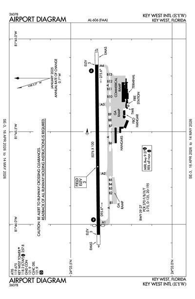 KEY WEST INTL - Airport Diagram