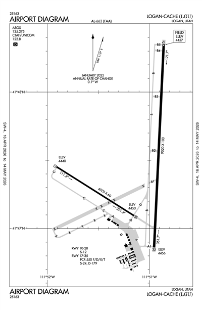 LOGAN-CACHE - Airport Diagram