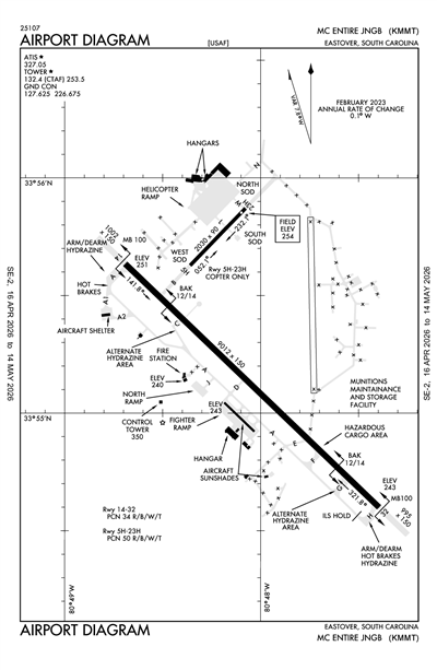 MC ENTIRE JNGB - Airport Diagram