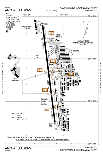 DAVID WAYNE HOOKS MEML - Airport Diagram