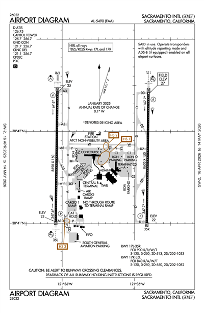 SACRAMENTO INTL - Airport Diagram