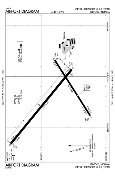 VIRGIL I GRISSOM MUNI - Airport Diagram