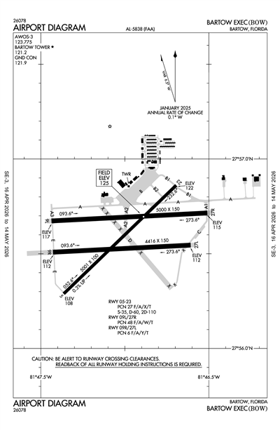 BARTOW EXEC - Airport Diagram