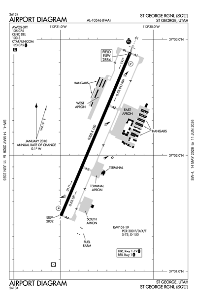 ST GEORGE RGNL - Airport Diagram