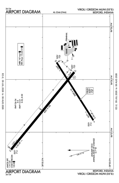 VIRGIL I GRISSOM MUNI - Airport Diagram