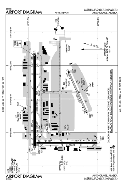 MERRILL FLD - Airport Diagram