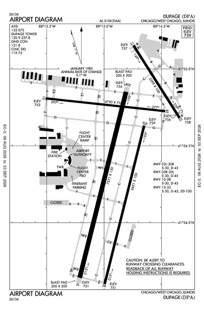 DUPAGE - Airport Diagram