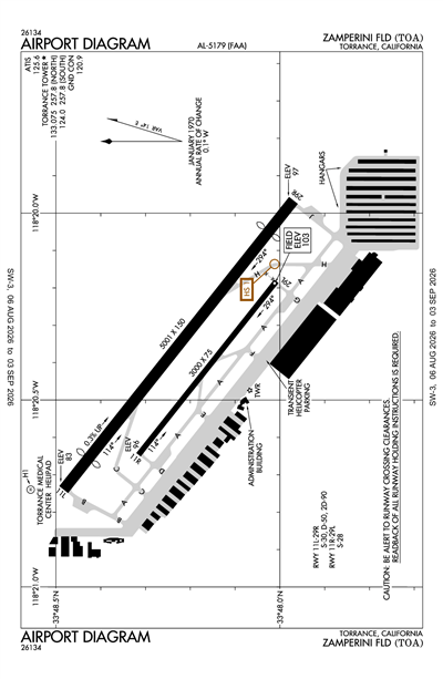 ZAMPERINI FLD - Airport Diagram