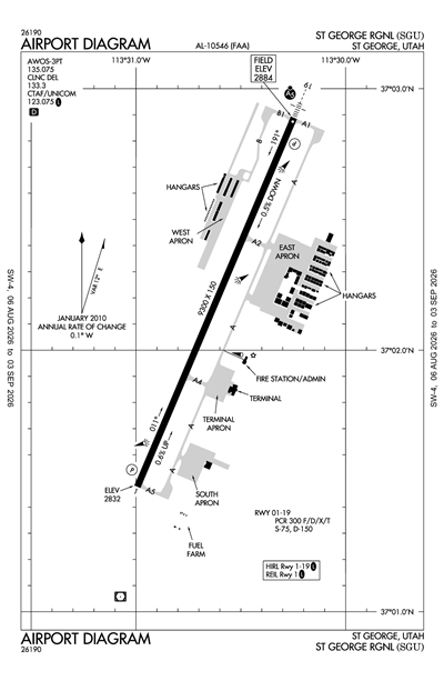 ST GEORGE RGNL - Airport Diagram