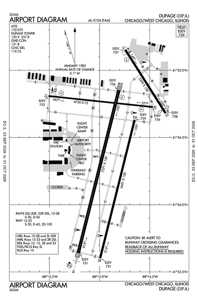 DUPAGE - Airport Diagram
