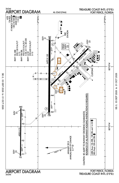 TREASURE COAST INTL - Airport Diagram