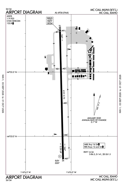 MC CALL MUNI - Airport Diagram