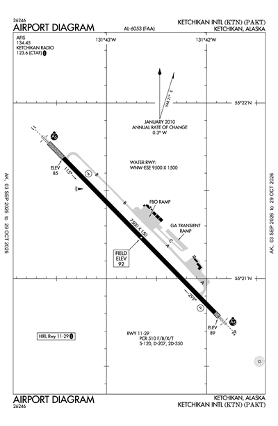 KETCHIKAN INTL - Airport Diagram