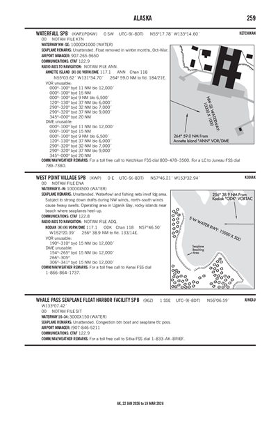 WHALE PASS SEAPLANE FLOAT HARBOR FACILITY - Airport Diagram