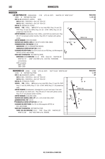 MAHNOMEN COUNTY - Airport Diagram