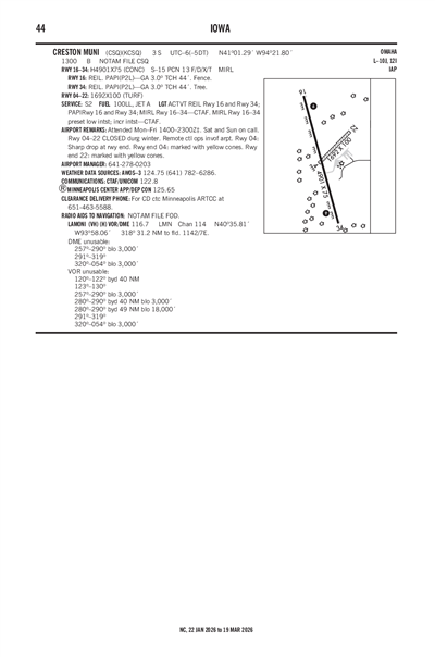 CRESTON MUNI - Airport Diagram