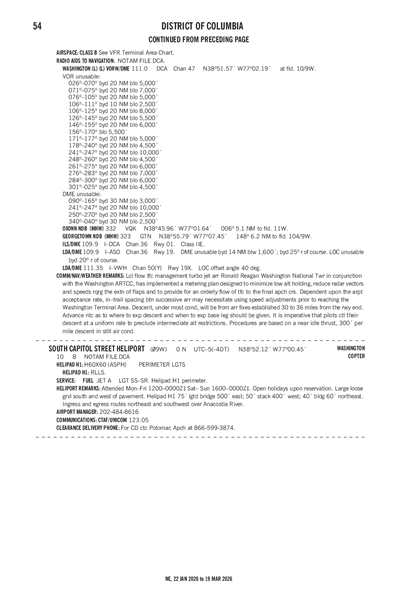 SOUTH CAPITOL STREET - Airport Diagram