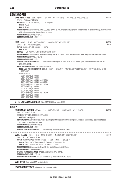LAKE WENATCHEE STATE - Airport Diagram