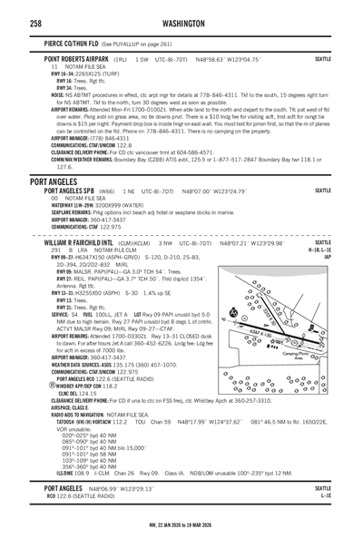 PORT ANGELES - Airport Diagram