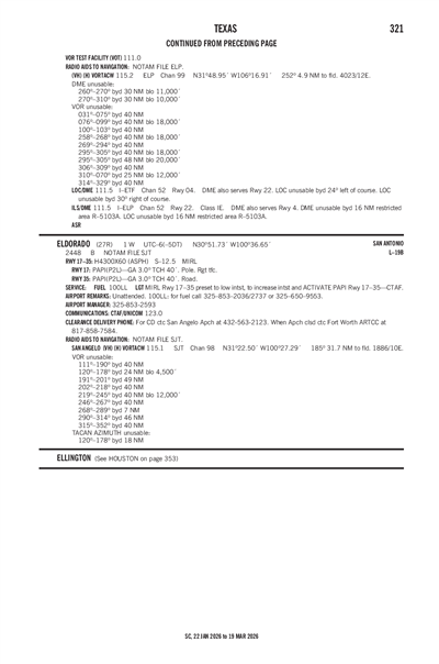 ELDORADO - Airport Diagram