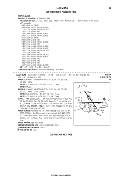ESLER RGNL - Airport Diagram