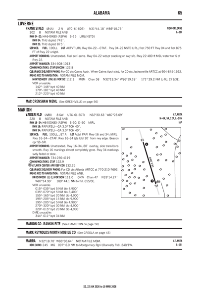 VAIDEN FLD - Airport Diagram