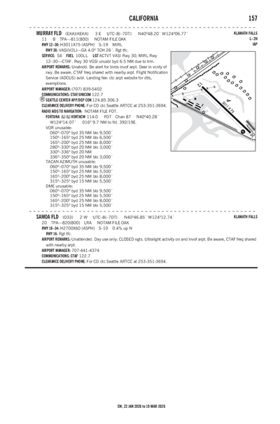 SAMOA FLD - Airport Diagram