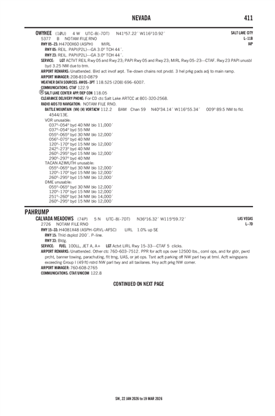 OWYHEE - Airport Diagram