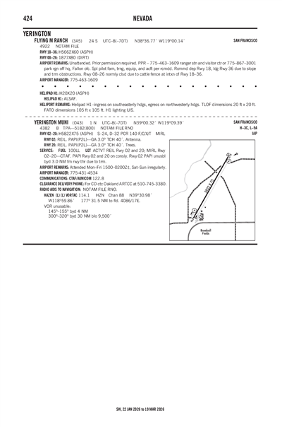 YERINGTON MUNI - Airport Diagram