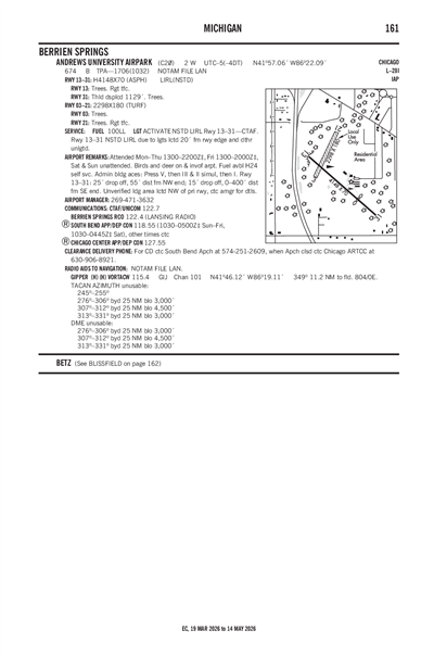 ANDREWS UNIVERSITY AIRPARK - Airport Diagram