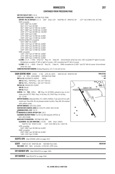 SAUK CENTRE MUNI - Airport Diagram