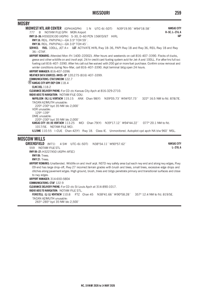 GREENSFIELD - Airport Diagram