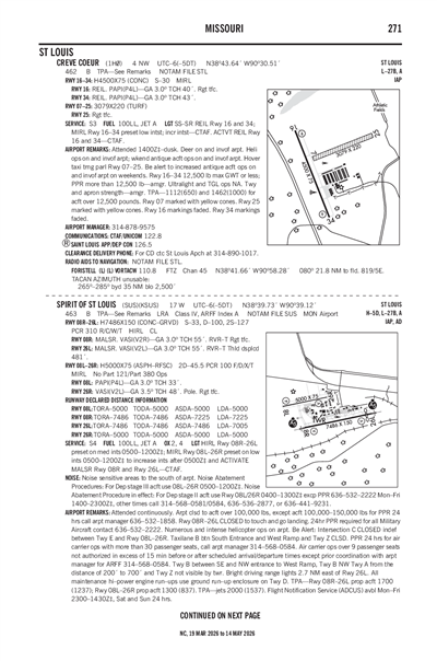 CREVE COEUR - Airport Diagram