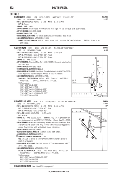 CHAMBERLAIN MUNI - Airport Diagram
